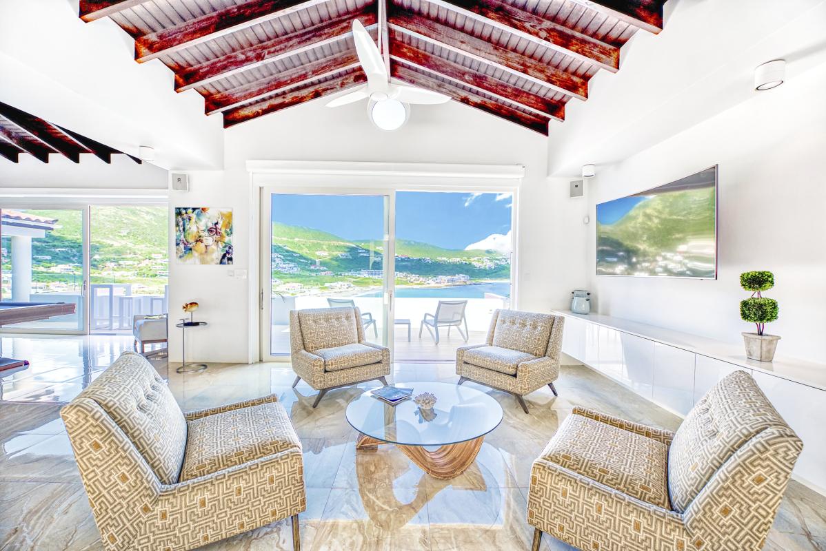 Amalia 13_Location villa piscine vue mer Saint Martin